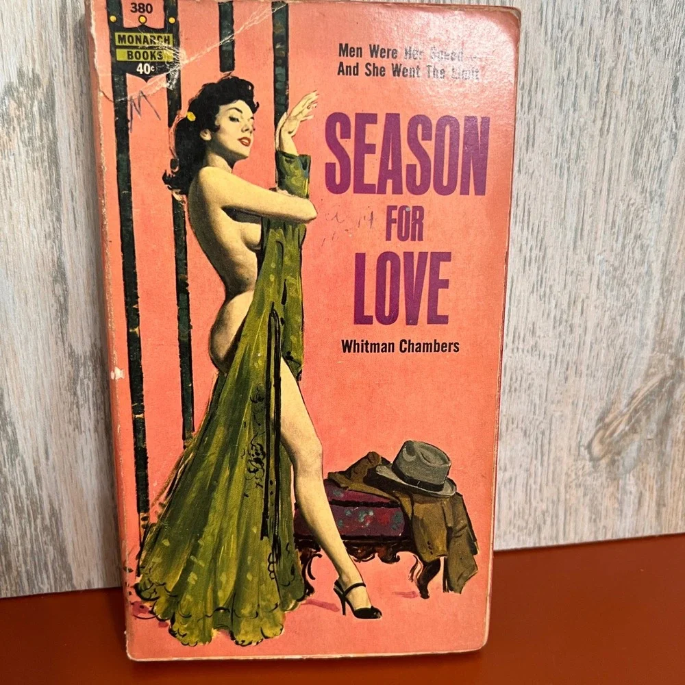 Season for Love Whitman‎ Chambers Monarch Books 380 Bob Maguire Cover Art 1963